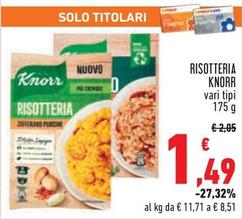 Offerta per Knorr - Risotteria a 1,49€ in Conad City
