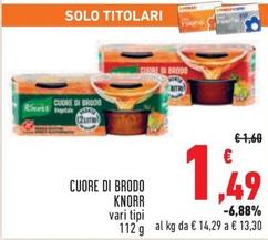 Offerta per Knorr - Cuore Di Brodo a 1,49€ in Conad City
