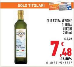 Offerta per Zucchi - Olio Extra Vergine Di Olivia a 7,48€ in Conad City