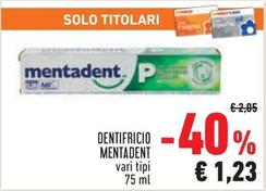 Offerta per Mentadent - Dentifricio a 1,23€ in Conad City