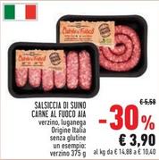 Offerta per Aia - Salsiccia Di Suino Carne Al Fuoco a 3,9€ in Conad Superstore