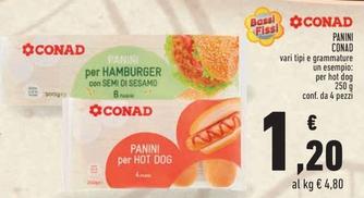 Offerta per Conad - Panini a 1,2€ in Conad Superstore