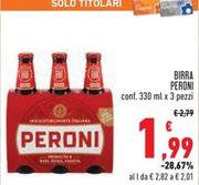 Offerta per Peroni - Birra a 1,99€ in Conad Superstore