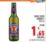 Offerta per Tennent's - Birra Super a 1,65€ in Conad Superstore