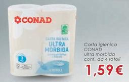Offerta per Conad - Carta Igienica a 1,59€ in Conad Superstore