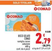 Offerta per Conad - Bisco Gelato a 2,79€ in Conad Superstore