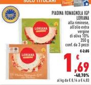 Offerta per Loriana - Piadina Romagnola IGP a 1,69€ in Conad Superstore