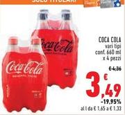 Offerta per Coca Cola a 3,49€ in Conad Superstore