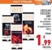Offerta per Lindt - Cioccolato Excellence a 1,99€ in Conad Superstore