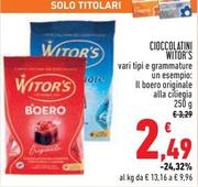 Offerta per Witor's - Cioccolatini a 2,49€ in Conad Superstore