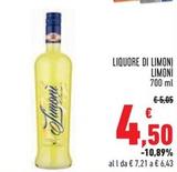 Offerta per Liquore Di Limoni a 4,5€ in Conad Superstore