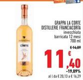 Offerta per Distillerie Franciacorta - Grappa La Corte a 11,4€ in Conad Superstore
