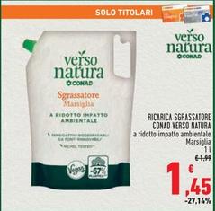 Offerta per Conad Verso Natura - Ricarica Sgrassatore a 1,45€ in Conad Superstore