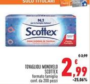 Offerta per Scottex - Tovaglioli Monovelo a 2,99€ in Conad Superstore
