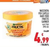 Offerta per Garnier - Maschera Per Capelli Hair Food Fructis a 4,99€ in Conad Superstore