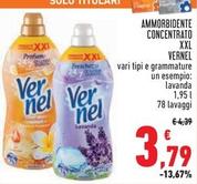 Offerta per Vernel - Ammorbidente Concentrato Xxi a 3,79€ in Conad Superstore