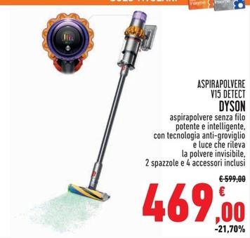 Offerta per Dyson - Aspirapolvere V15 Detect a 469€ in Conad Superstore