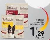 Offerta per Conad - Snack Con Pollo O Con Manzo a 1,29€ in Spazio Conad