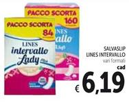 Offerta per Lines - Intervallo Salvaslip a 6,19€ in Spazio Conad