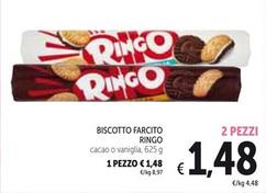 Offerta per Ringo - Biscotto Farcito a 1,48€ in Spazio Conad
