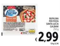 Offerta per Galbani - Bufalina Per Pizza Santa Lucia a 2,99€ in Spazio Conad