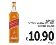Offerta per Johnnie Walker - Blended Scotch Whisky Red Label a 10,9€ in Spazio Conad