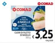 Offerta per Conad - Cuori Di Filetto Di Nasello  a 3,25€ in Spazio Conad