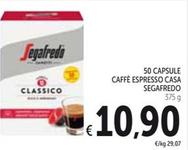 Offerta per Segafredo - Capsule Caffe Espresso Casa a 10,9€ in Spazio Conad