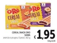 Offerta per Oro Saiwa - Cereali Snack a 1,95€ in Spazio Conad