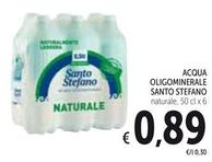 Offerta per Santo Stefano - Acqua Oligominerale a 0,89€ in Spazio Conad