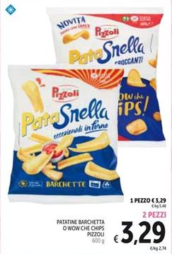 Offerta per Pizzoli - Patatine Barchetta O Wow Che Chips a 3,29€ in Spazio Conad
