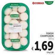 Offerta per Conad - Funghi Champignon a 1,69€ in Spazio Conad