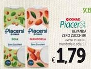 Offerta per Conad - Piacersi Bevanda Zero Zuccheri a 1,79€ in Spazio Conad