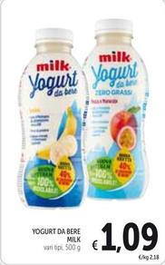 Offerta per Milk - Yogurt Da Bere a 1,09€ in Spazio Conad