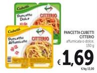 Offerta per Citterio - Pancetta Cubetti a 1,69€ in Spazio Conad