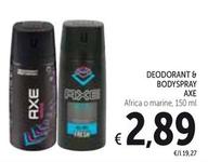Offerta per Axe - Deodorant & Bodyspray a 2,89€ in Spazio Conad