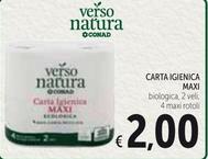 Offerta per Conad - Carta Igienica Maxi a 2€ in Spazio Conad