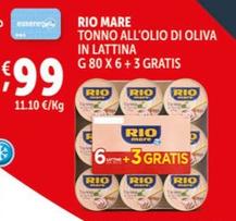 Offerta per Rio Mare - Tonno All'Olio Di Oliva In Lattina a 7,99€ in Decò