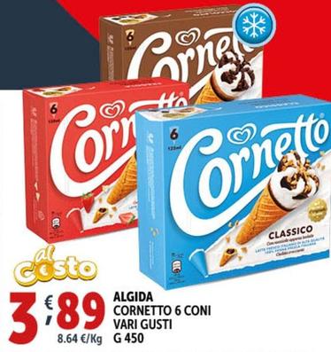 Offerta per Algida - Cornetto 6 Coni a 3,89€ in Decò