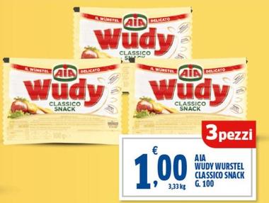 Offerta per Aia - Wudy Wurstel Classico Snack a 1€ in Sigma