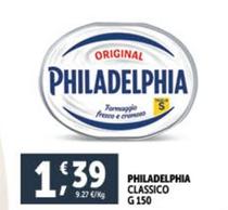 Offerta per Philadelphia - Classico a 1,39€ in Decò