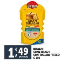 Offerta per Biraghi - Gran Grattugiato Fresco a 1,49€ in Decò