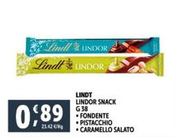 Offerta per Lindt - Lindor Snack a 0,89€ in Decò