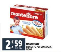 Offerta per Montefiore - Biscotto Per L'infanzia a 2,59€ in Decò
