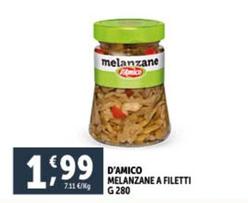 Offerta per D'amico - Melanzane A Filetti a 1,99€ in Decò