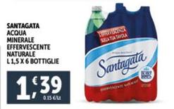 Offerta per Santagata - Acqua Minerale Effervescente Naturale a 1,39€ in Decò