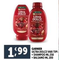 Offerta per Garnier - Ultra Dolce Shampoo a 1,99€ in Decò