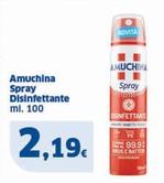 Offerta per Amuchina - Spray Disinfettante a 2,19€ in Sigma