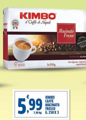 Offerta per Kimbo - Caffè Macinato Fresco a 5,99€ in Sigma