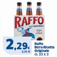 Offerta per Raffo - Birra Ricetta Originale a 2,29€ in Sigma